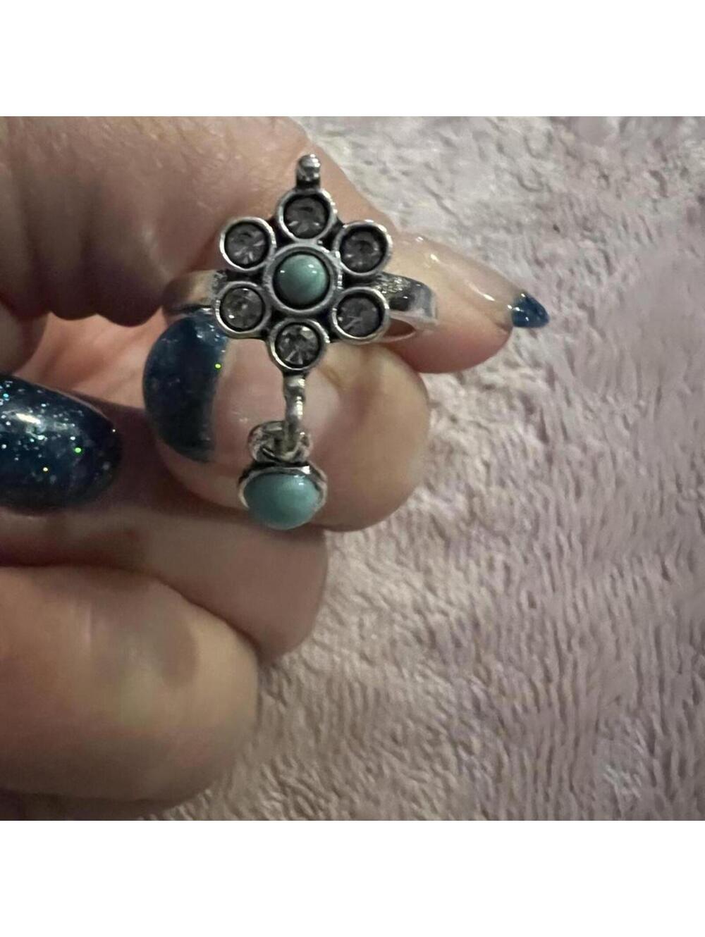 Women's Blue and Silver Jewellery